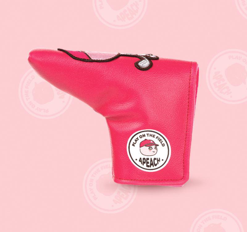 Bọc Đầu Gậy Putter Kakao Friends Blade Ready Apeach Pink