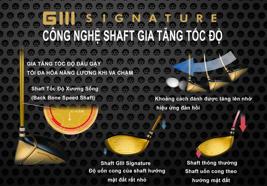 Bộ gậy golf fullset Daiwa_GIII Signature V - 4 Sao