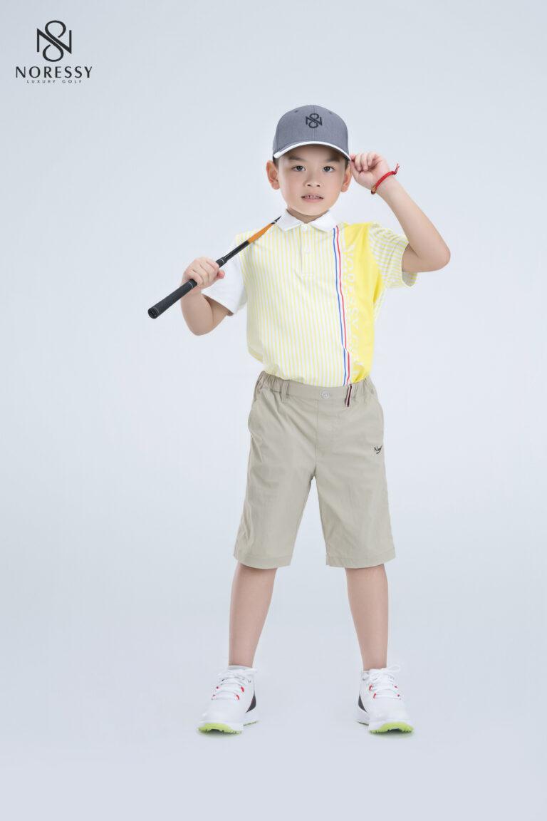 Quần short golf trẻ em Noressy NRSPHMK0001-BGN